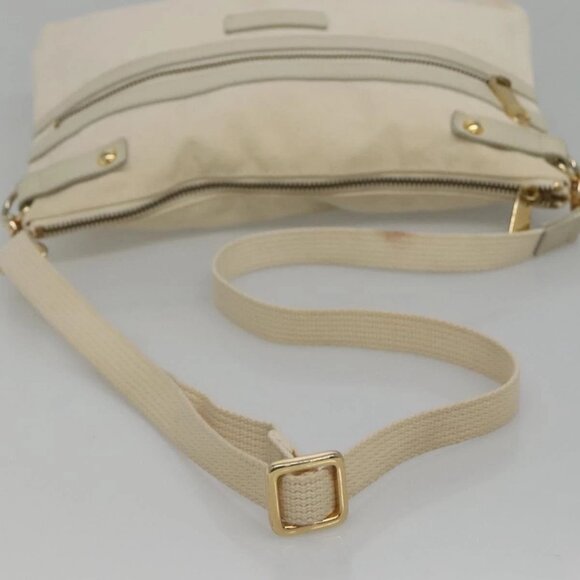 BURBERRY Blue Label Shoulder Bag Canvas Beige Auth ti2861 - Picture 8 of 16